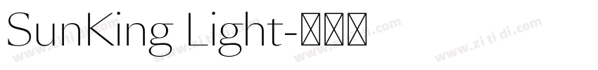 SunKing Light字体转换